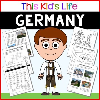 Preview of Germany Country Study: Reading & Writing + Google Slides/PPT Distance Learning