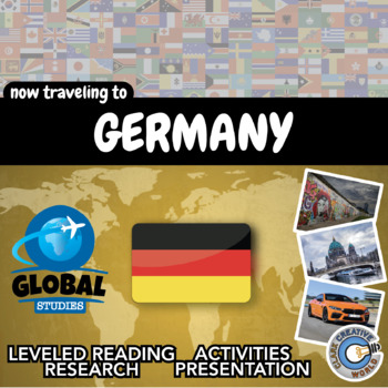 Preview of Germany - Global Studies - Leveled Reading, Activities, Slides & Digital INB