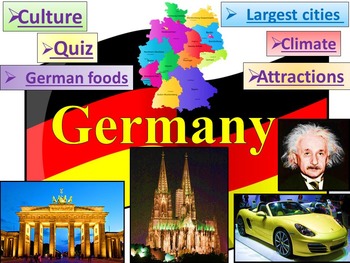 Preview of Germany PowerPoint Presentation distance learning