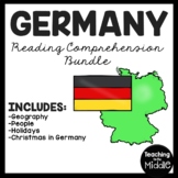 Germany Reading Comprehension Worksheet Bundle Country Stu