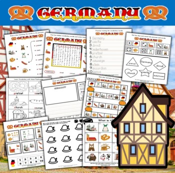 Preview of Germany Themed Activity Set