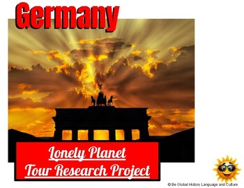 Preview of Germany Geography and Travel - Distance Learning