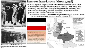 Preview of Germany, the End of World War I, and the Weimar Republic - Slides with Sources