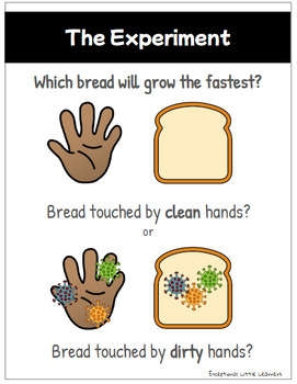 Germs Hand Washing Experiment (Moldy Bread) - Observation Journal and More!