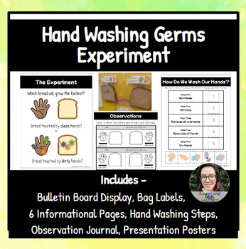 Preview of Germs Hand Washing Experiment (Moldy Bread) - Observation Journal and More!