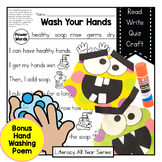 Germs- Hand Washing - Literacy & Craft
