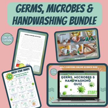 Preview of Germs, Microbes & Hand Washing Science Bundle