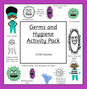 Preview of Germs and Hygiene Giant Activity Bundle