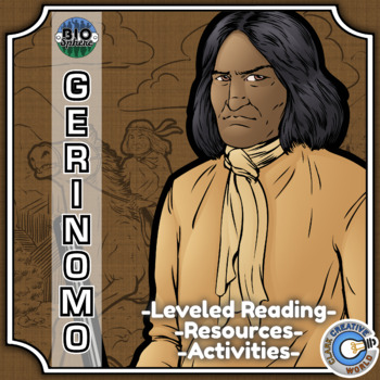 Preview of Geronimo Biography - Reading, Digital INB, Slides & Activities