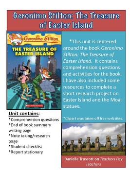 Preview of Geronimo Stilton The Treasure of Easter Island