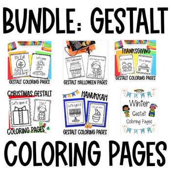 Preview of Gestalt Language Processing Bundle/Gestalt Language Handout/Coloring Pages