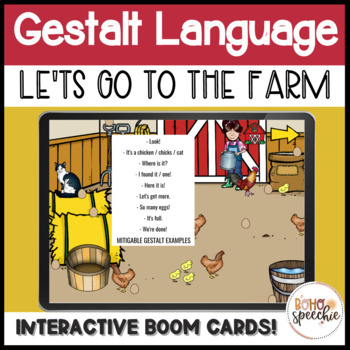 Preview of Gestalt Language Adventure : Let's Go to the Farm!
