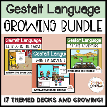 Preview of Gestalt Language Adventures Bundle