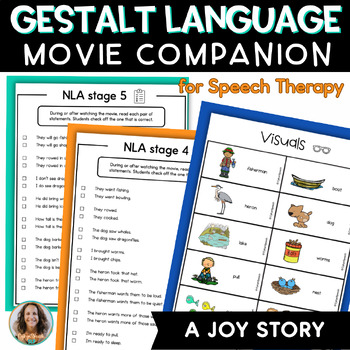 Preview of Gestalt Language Processing, A Joy Story Movie Companion For Autism