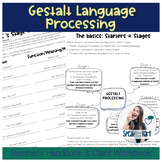 Gestalt Language Processing Workbook | Handouts for Team |