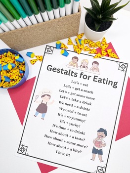 Preview of Gestalts for Eating or Snack/Autism/Gestalt Language Processing