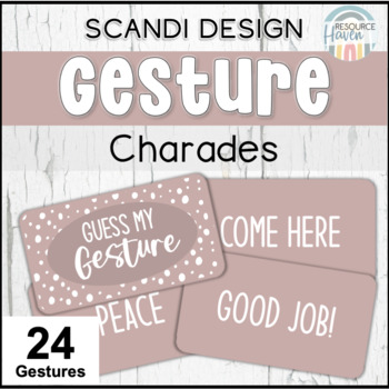 Preview of Gesture Charades - Scandi Design