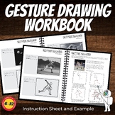 Gesture Drawing Practice Workbook Printable PDF, Middle Sc