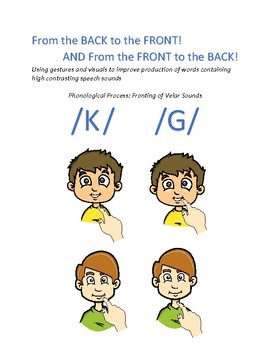 Preview of Gestures and Visuals to Reduce Phonological Process of Fronting of K and G
