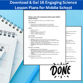Get Back Your Weekends: 16 Editable Science Lessons (6-8 grade)!