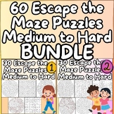 Get Bundle Now - 60 Escape the Maze Puzzles Bundle, Medium