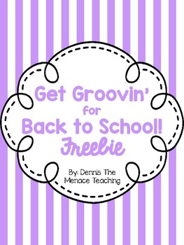 Preview of Get Groovin' for Back to School! Dance FREEBIE
