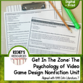 Get In The Zone: The Psychology of Video Game Design Unit 