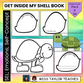 Preview of Get Inside My Shell Turtle SEL Book - Emotions - Feelings - Self-Concept