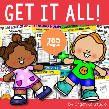 Preview of Get It All! - Learn Basic Math with Picture - 785 Pages