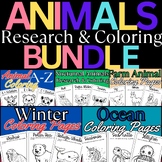 Get It Now - Animals Research Project and Coloring Pages, 