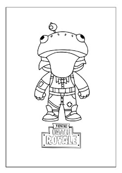 Get Lost in the World of Fortnite with Our Chibi Fortnite Coloring ...