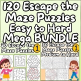 Get Mega Bundle - 120 Escape the Maze Puzzles Bundle, Easy