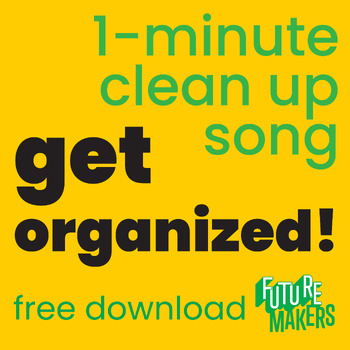 Preview of Get Organized! One Minute Clean-up Song