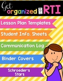 Get Organized for RTI! (Literacy)