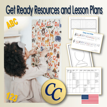 Preview of The American Get Ready for School Lesson Plans and Activities