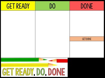 Preview of Get Ready, Do, Done PowerPoint Presentation