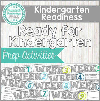 Get Ready For Kindergarten Summer Review By Erin Holleran Tpt