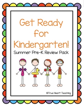 Preview of Get Ready for Kindergarten - End of Year PreK Review - Kindergarten Readiness