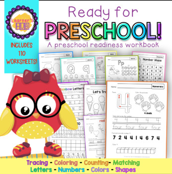 Preview of Get Ready for Preschool Complete Workbook Pack