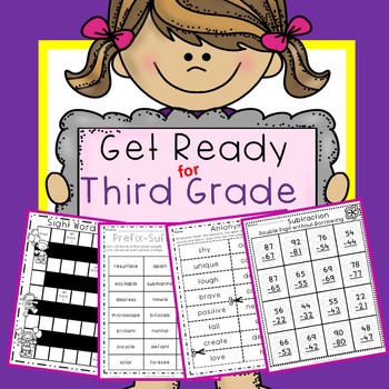 Preview of Get Ready for Third Grade-Summer Skills and Review