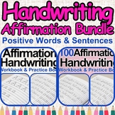 Get This Bundle - Awesome Affirmation Handwriting Workbook