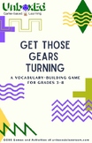 Get Those Gears Turning Vocabulary Game