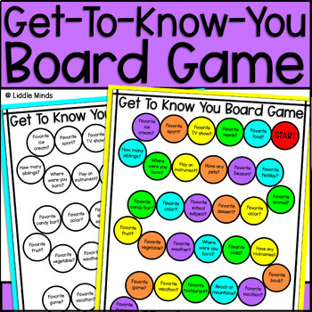 FREE} Back to School Getting to Know You Game!!