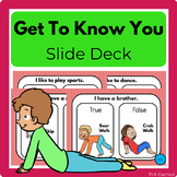 Get To Know You Gross Motor Slide Deck