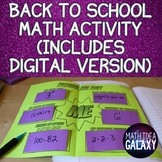 Get To Know You Digital Math Activity