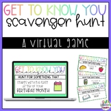 Get To Know You Virtual Scavenger Hunt (Distance Learning)
