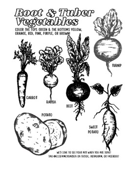 Preview of Get To Know Your Garden Vegetables: Roots + Tubers