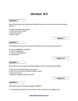 ITIL-4-Foundation Latest Study Plan