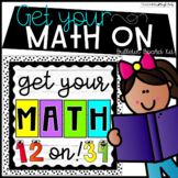 Get Your Math On Welcome Back to School Bulletin Board Kit