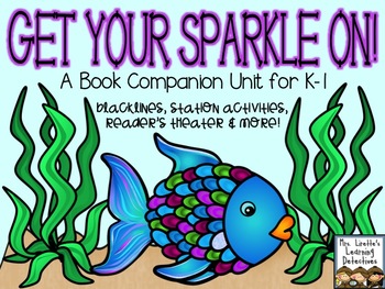 Preview of Get Your Sparkle On! {Rainbow Fish Literacy & Math}